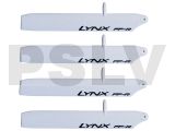 LXT1208-SP   Lynx Main Blade 120 mm Bullet Pro White 2 sets Trex150  